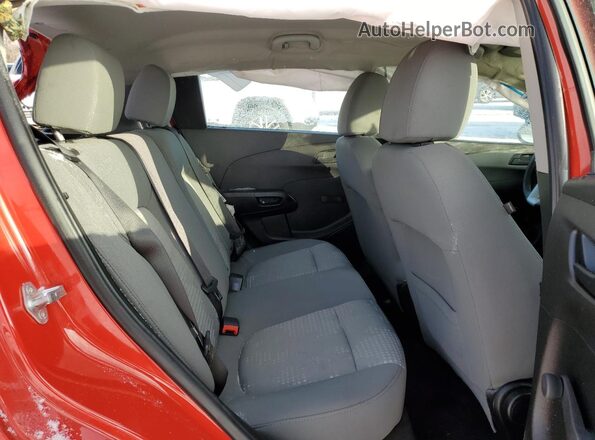1G1JG6SB1L4133003 2020 CHEVROLET SONIC Red Rear seats view