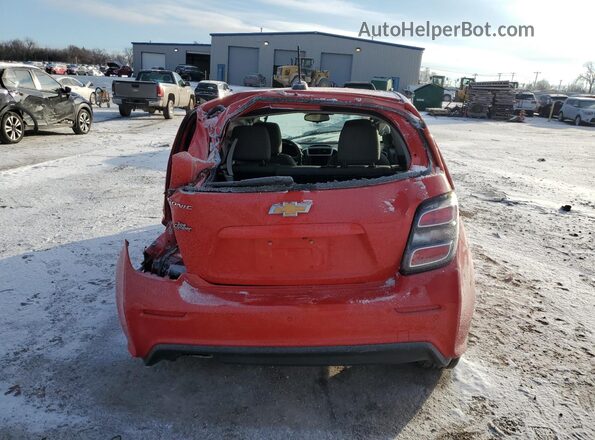 1G1JG6SB1L4133003 2020 CHEVROLET SONIC Red Rear view