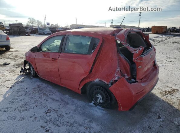1G1JG6SB1L4133003 2020 CHEVROLET SONIC Red Rear left