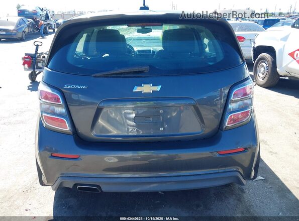 1G1JG6SH0J4103945 2018 CHEVROLET SONIC Gray 