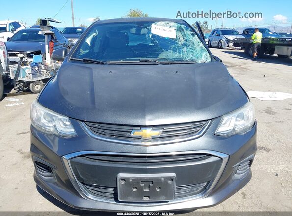 1G1JG6SH0J4103945 2018 CHEVROLET SONIC Gray 