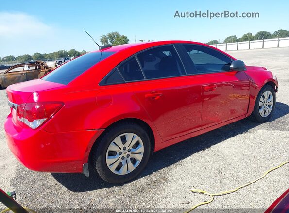 1G1PC5SH7G7202740 2016 CHEVROLET CRUZE Red Trasero derecho