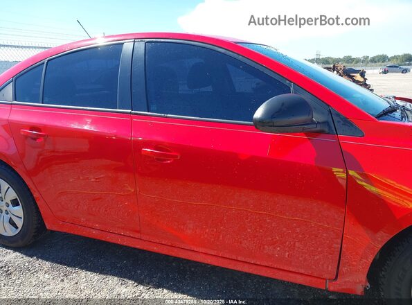1G1PC5SH7G7202740 2016 CHEVROLET CRUZE Red Vista interior trasera