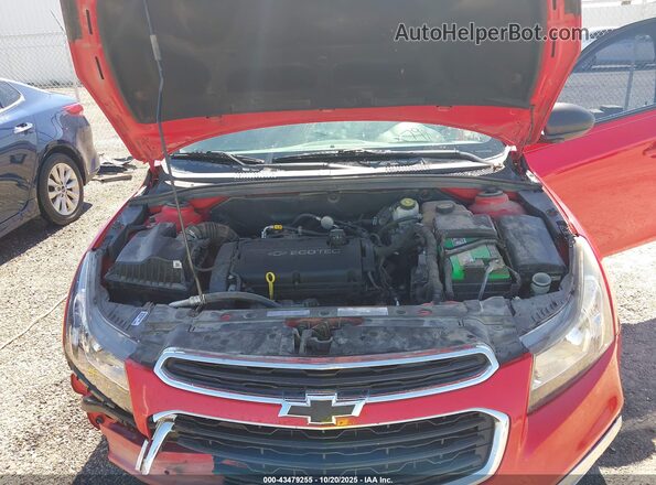 1G1PC5SH7G7202740 2016 CHEVROLET CRUZE Red Vista trasera