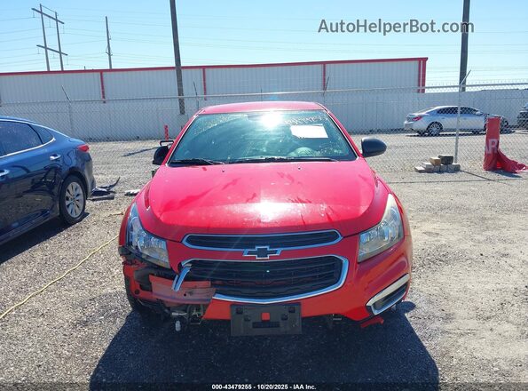1G1PC5SH7G7202740 2016 CHEVROLET CRUZE Red Vista del cuadro de instrumentos