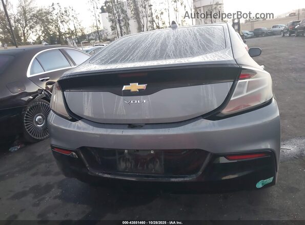 1G1RC6S51JU111623 2018 CHEVROLET VOLT Gray 