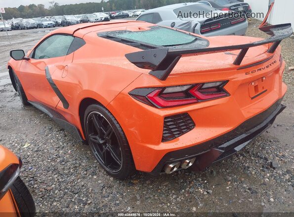 1G1Y72D46L5113071 2020 CHEVROLET CORVETTE Оранжевый Задняя левая четверть