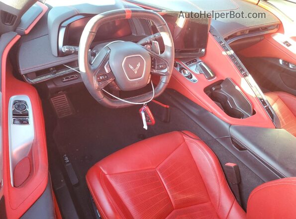 1G1Y72D47L5104265 2020 CHEVROLET CORVETTE Red 