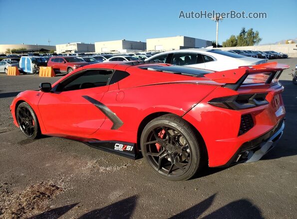 1G1Y72D47L5104265 2020 CHEVROLET CORVETTE Red 