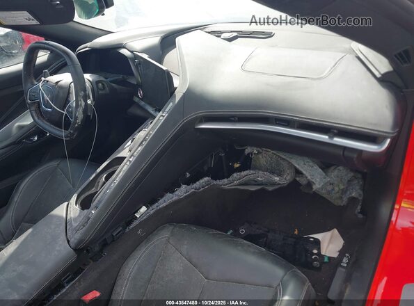 1G1YA2D46P5107701 2023 CHEVROLET CORVETTE Красный Вид салона спереди