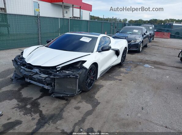 1G1YA2D47P5108470 2023 CHEVROLET CORVETTE White წინა მარცხენა ხედი სამი მეოთხედიდან