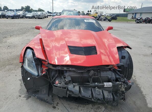 1G1YA2D70H5117751 2017 CHEVROLET CORVETTE Red 
