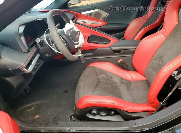 1G1YB2D40M5114135 2021 CHEVROLET CORVETTE Black Front interior view