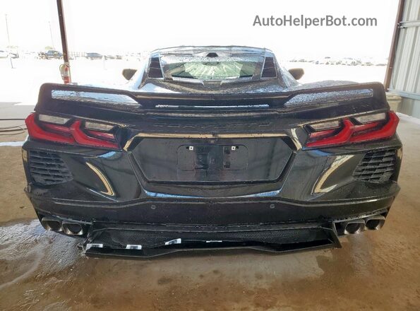 1G1YB2D40M5114135 2021 CHEVROLET CORVETTE Black Rear view