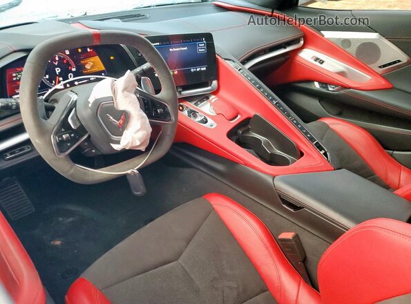 1G1YB2D40M5114135 2021 CHEVROLET CORVETTE Black Dashboard view