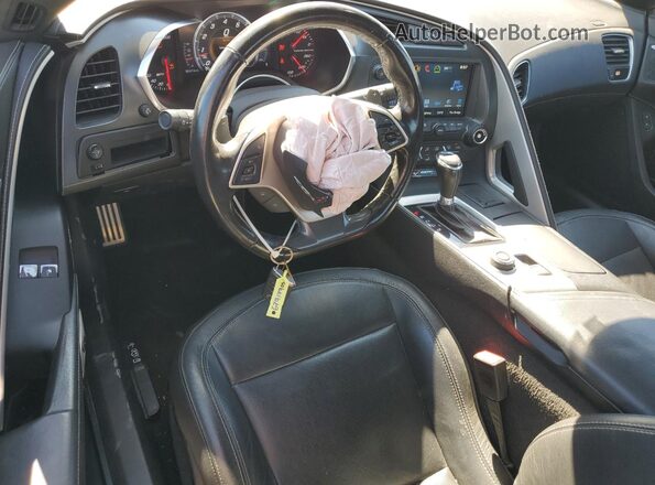 1G1YB2D71K5110814 2019 CHEVROLET CORVETTE Charcoal Вид панелі приладів
