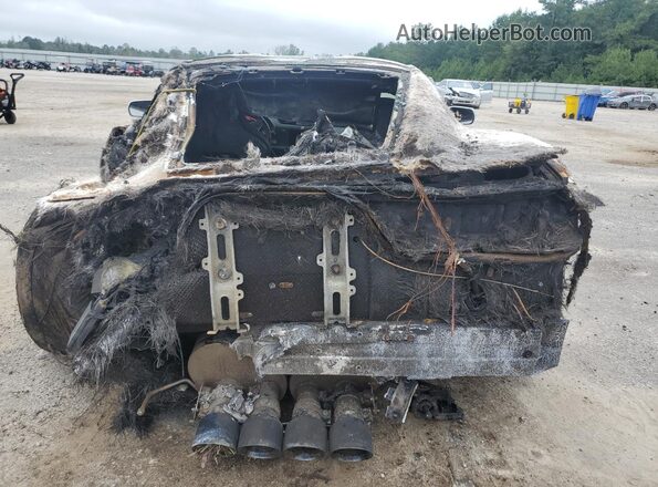 1G1YB2D73K5113438 2019 CHEVROLET CORVETTE Gray Вид ззаду