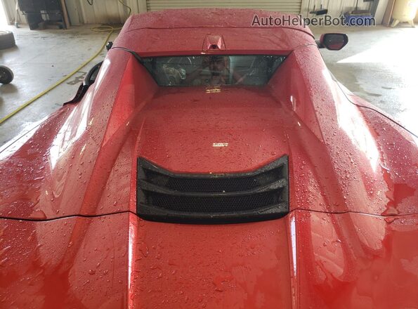 1G1YB3D46P5115574 2023 CHEVROLET CORVETTE Red Rear interior view