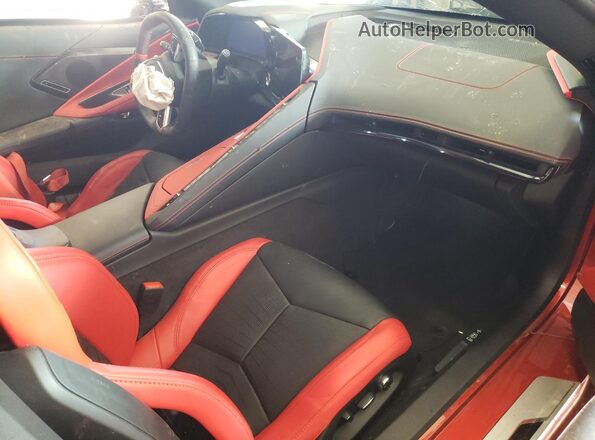 1G1YB3D46P5115574 2023 CHEVROLET CORVETTE Red Dashboard view