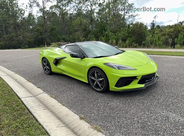 1G1YB3D47P5123733 2023 CHEVROLET CORVETTE Зеленый Задняя левая четверть