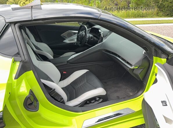 1G1YB3D47P5123733 2023 CHEVROLET CORVETTE Зеленый Вид сзади