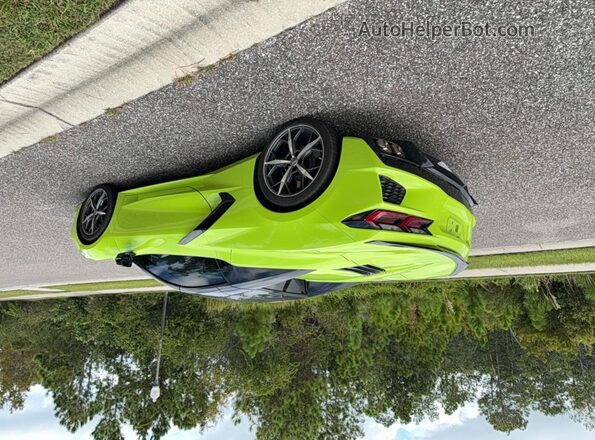 1G1YB3D47P5123733 2023 CHEVROLET CORVETTE Зеленый Вид спереди