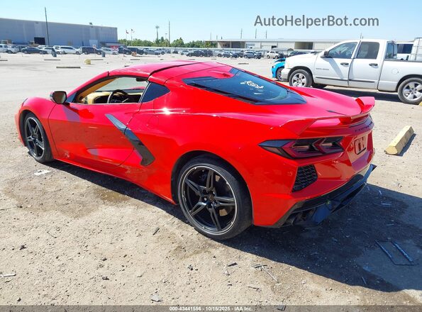 1G1YC2D41M5110219 2021 CHEVROLET CORVETTE Red Задня ліва чверть