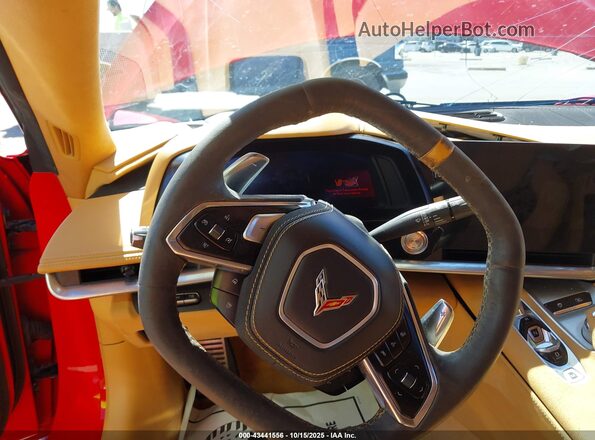 1G1YC2D41M5110219 2021 CHEVROLET CORVETTE Red Вид задніх сидінь