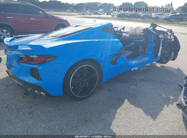 1G1YC2D42M5117549 2021 CHEVROLET CORVETTE Blue Հետևի աջ