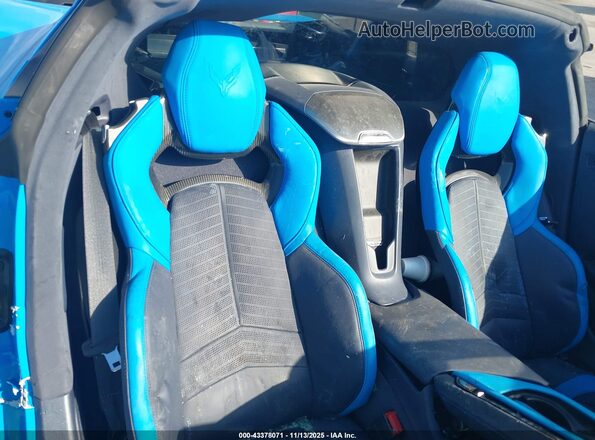 1G1YC2D42M5117549 2021 CHEVROLET CORVETTE Blue VIN կոդի պիտակի տեսք