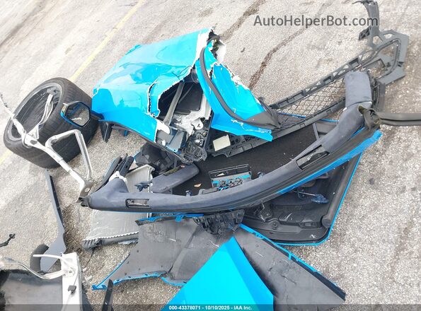 1G1YC2D42M5117549 2021 CHEVROLET CORVETTE Blue Առջևի վահանակի տեսք