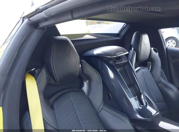 1G1YC3D48M5122695 2021 CHEVROLET CORVETTE Yellow VIN კოდის სტიკერის ხედი