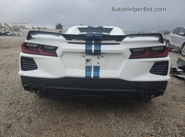 1G1YC3D4XM5120317 2021 CHEVROLET CORVETTE White Rear view