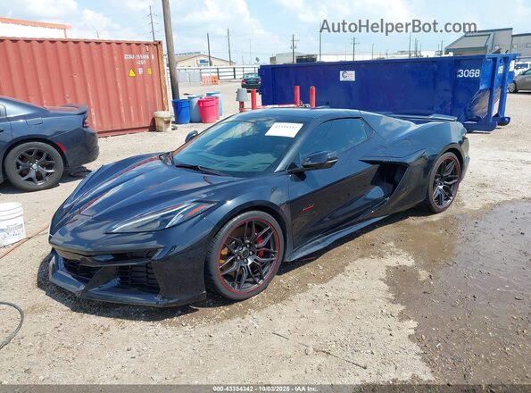 1G1YF3D36P5700666 2023 CHEVROLET CORVETTE Black Przód lewy