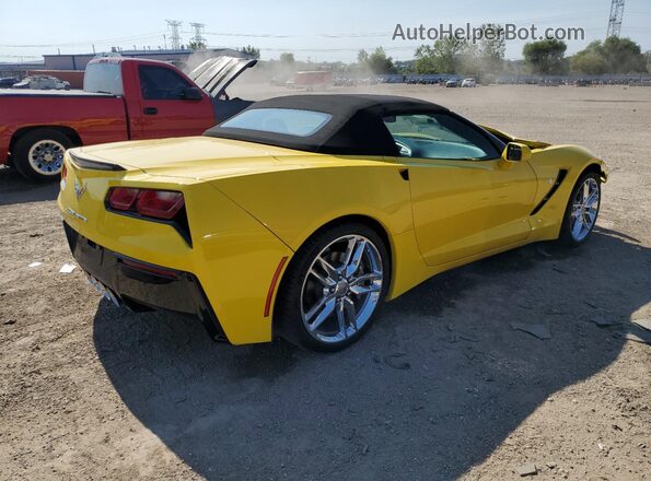 1G1YF3D75K5111314 2019 CHEVROLET CORVETTE Yellow 