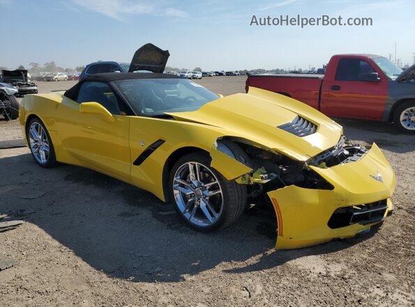 1G1YF3D75K5111314 2019 CHEVROLET CORVETTE Yellow 