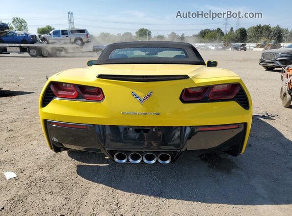 1G1YF3D75K5111314 2019 CHEVROLET CORVETTE Yellow 
