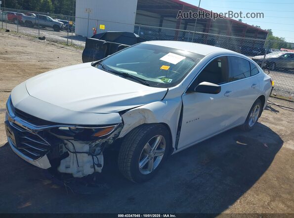 1G1ZB5ST0KF124137 2019 CHEVROLET MALIBU White წინა მარცხენა ხედი სამი მეოთხედიდან