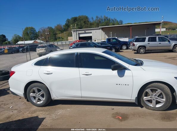 1G1ZB5ST0KF124137 2019 CHEVROLET MALIBU White უკანა სალონის ხედი