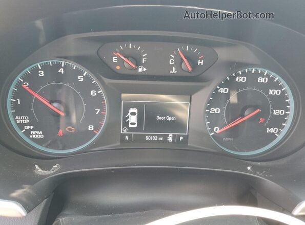 1G1ZB5ST2LF126909 2020 CHEVROLET MALIBU Черный Вид щитка приборов