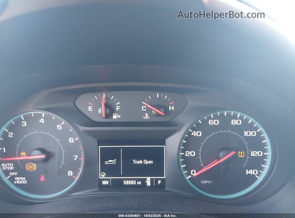 1G1ZB5ST5LF144840 2020 CHEVROLET MALIBU Black Widok tylnych siedzeń