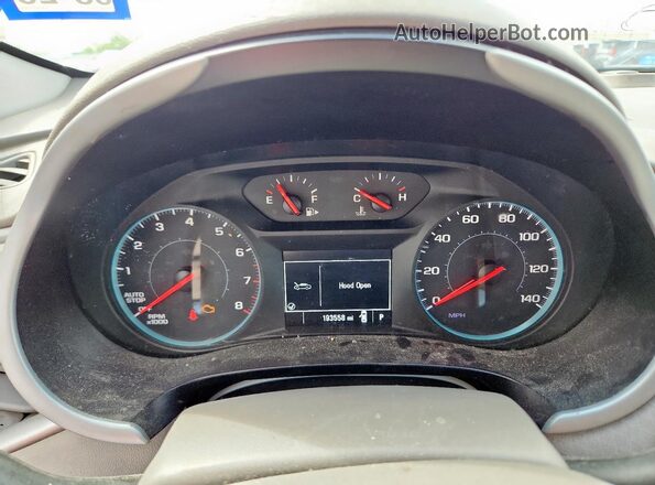 1G1ZB5ST6LF007700 2020 CHEVROLET MALIBU Gray Instrument cluster view