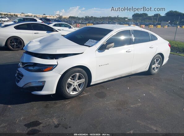 1G1ZB5ST8LF148882 2020 CHEVROLET MALIBU Белый Передняя левая четверть