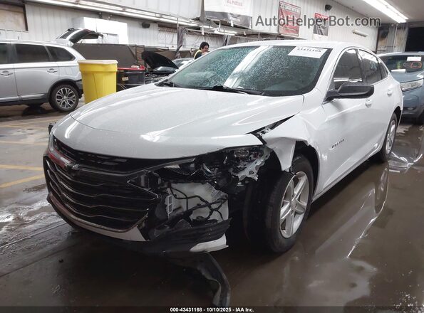 1G1ZB5ST8NF209943 2022 CHEVROLET MALIBU Белый Передняя левая четверть