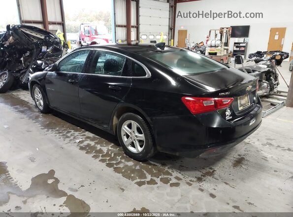 1G1ZB5ST9NF188939 2022 CHEVROLET MALIBU Черный Задняя левая четверть