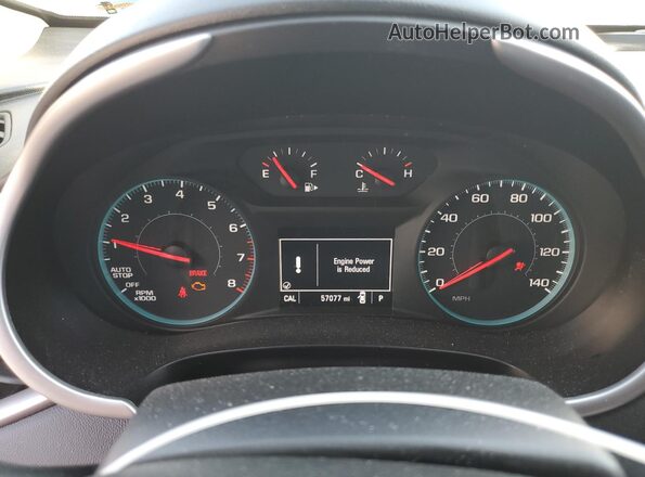 1G1ZC5ST7LF143458 2020 CHEVROLET MALIBU Серебряный Вид щитка приборов