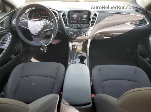 1G1ZC5ST7LF143458 2020 CHEVROLET MALIBU Серебряный Вид панели приборов