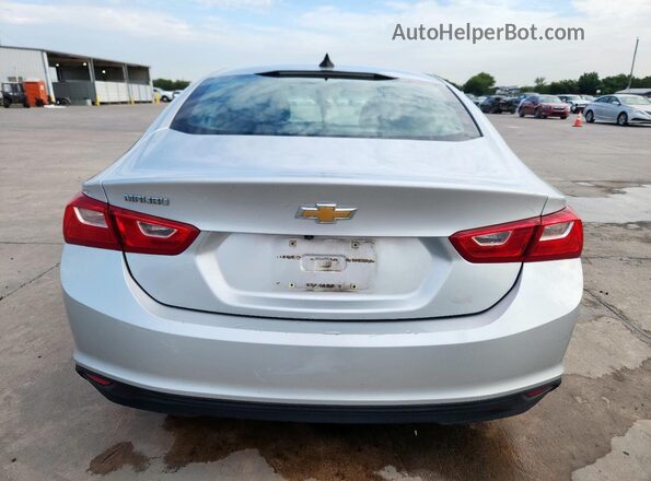 1G1ZC5STXLF142966 2020 CHEVROLET MALIBU Silver Rear view