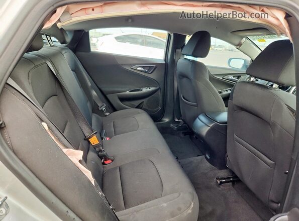 1G1ZC5STXLF142966 2020 CHEVROLET MALIBU Silver Rear seats view