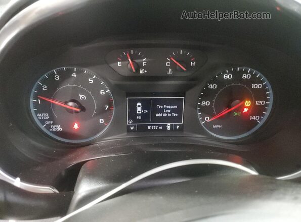 1G1ZD5ST0LF126417 2020 CHEVROLET MALIBU Blue Widok zestawu wskaźników